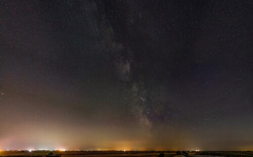 Milky way panorama